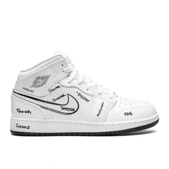 Jordan Kids
Jordan 1 Mid "Schematic" sneakers size 3.5 yr - Picture 2 of 11